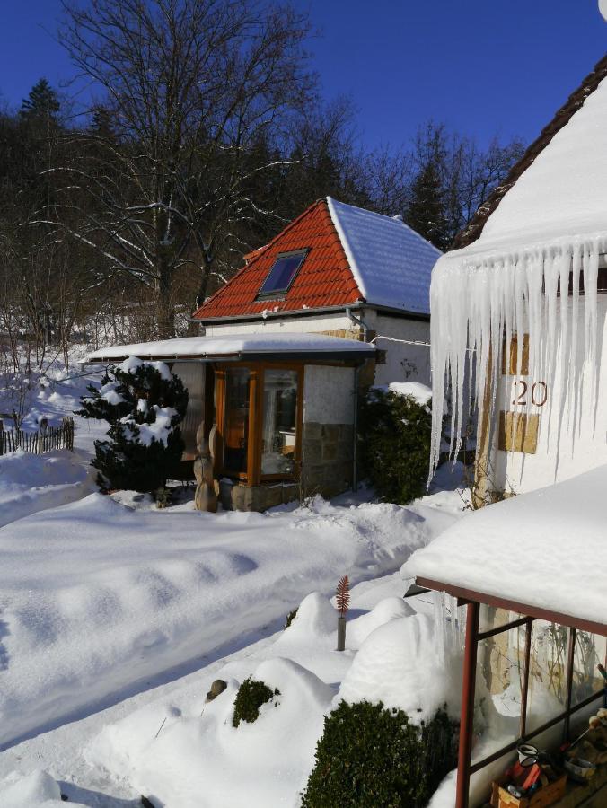 Elfenhaeuschen Mit 3 Dtv Sternen Ausgezeichnet Villa บัดฮาร์ซบวร์ก ภายนอก รูปภาพ